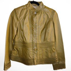 The Mustard Yellow Leather Jacket